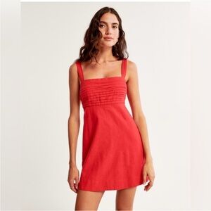 Abercrombie Emerson Linen-Blend Skort Size Large